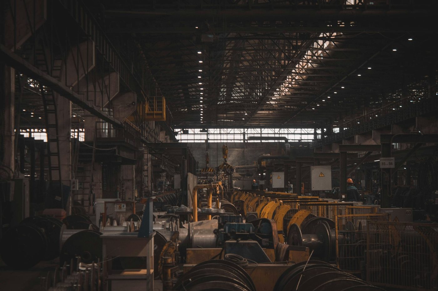 Overview of the production area